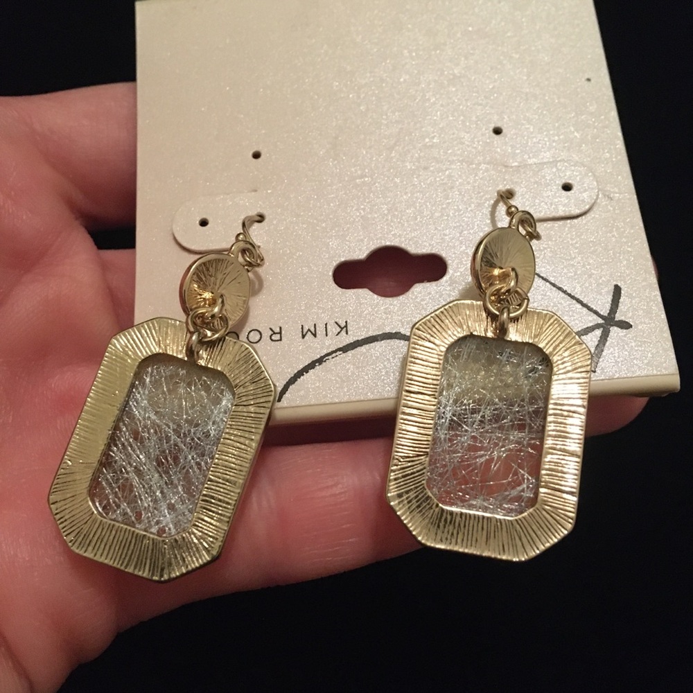 Kim Rogers Vintage Dangle Hook Earrings - Picture 4 of 8